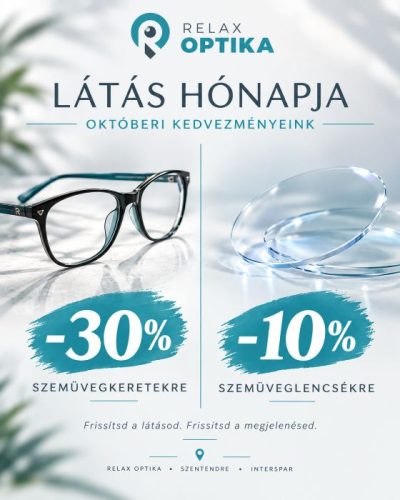 Látás hónapja a Relax Optikánál